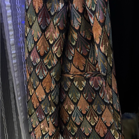 Multicolor Patterned Women's Jacket - Picture 3 of 5